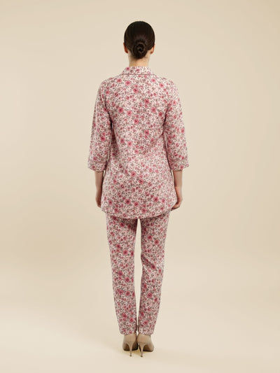 Lyra Women's Printed Premium Rayon B4 Co-ord Set