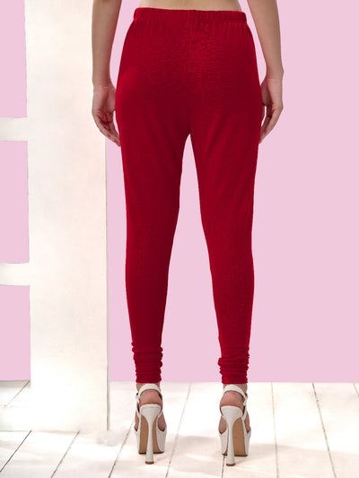 Red Winter Leggings