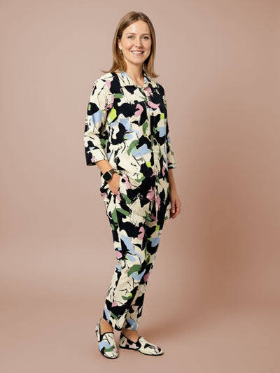 Lyra Women's Printed Premium Rayon B3 Co-ord Set