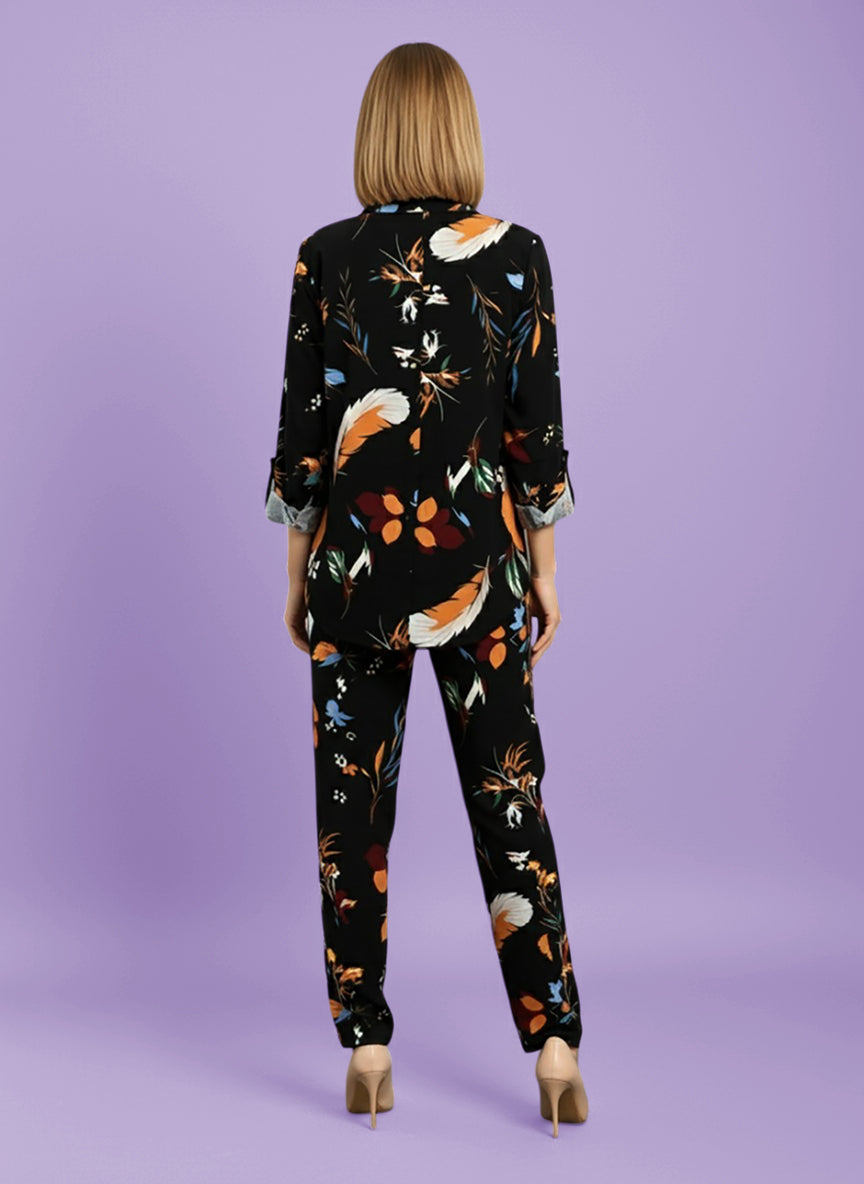 Lyra Women's Printed Premium Rayon B4 PR4 Co-ord Set