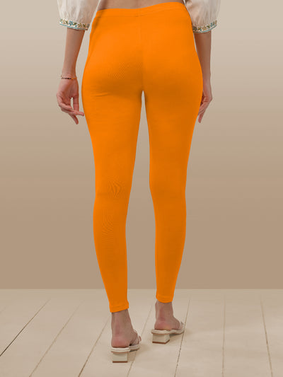 Yellow Ankle Length Leggings