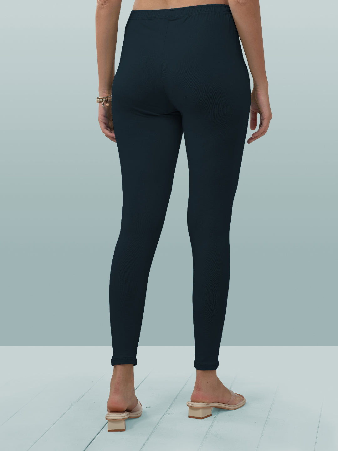 Navy Ankle Length Leggings