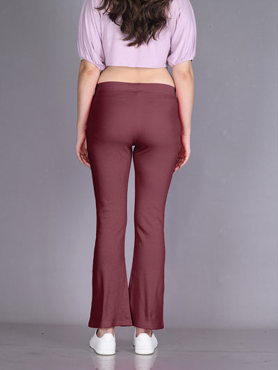 Maroon Flared Pant #331