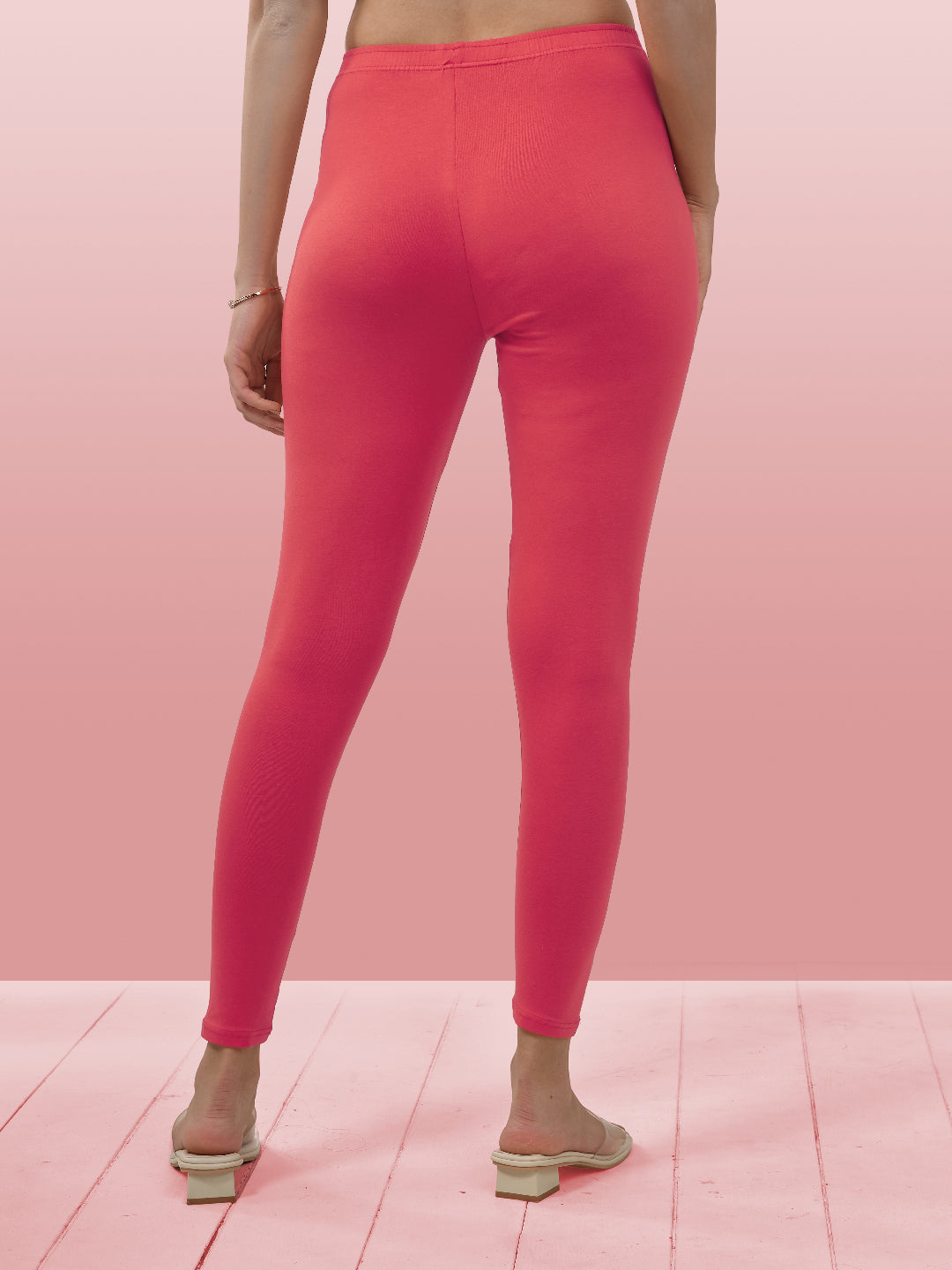 Pink Ankle Length Leggings