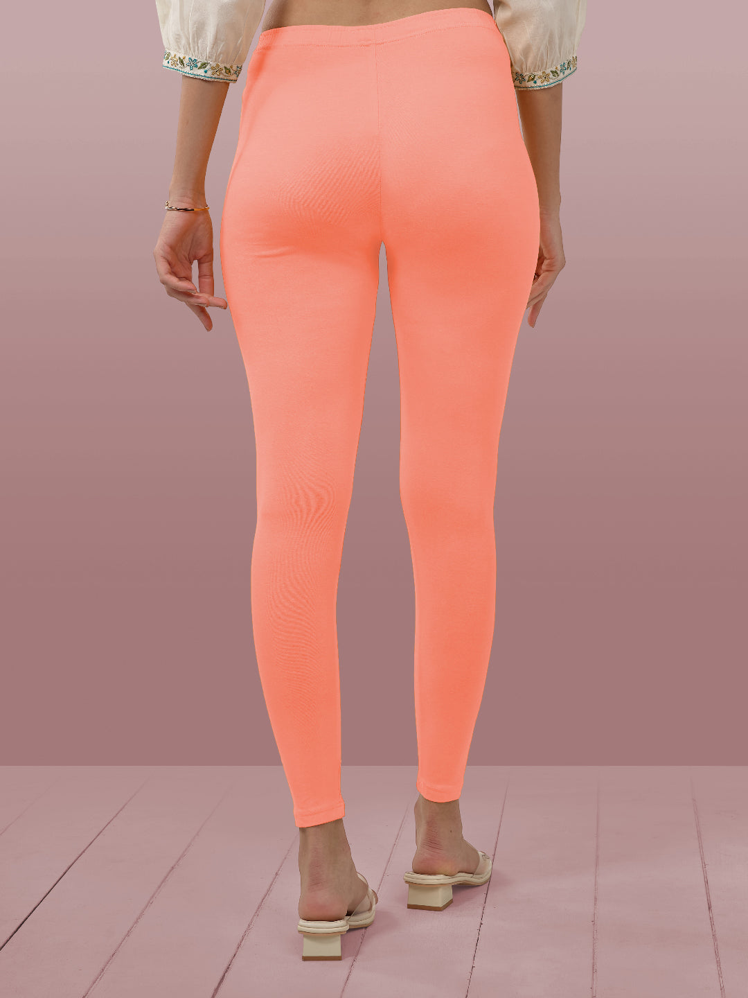 Coral Ankle Length Leggings