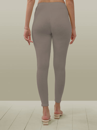 Grey Ankle Length Leggings