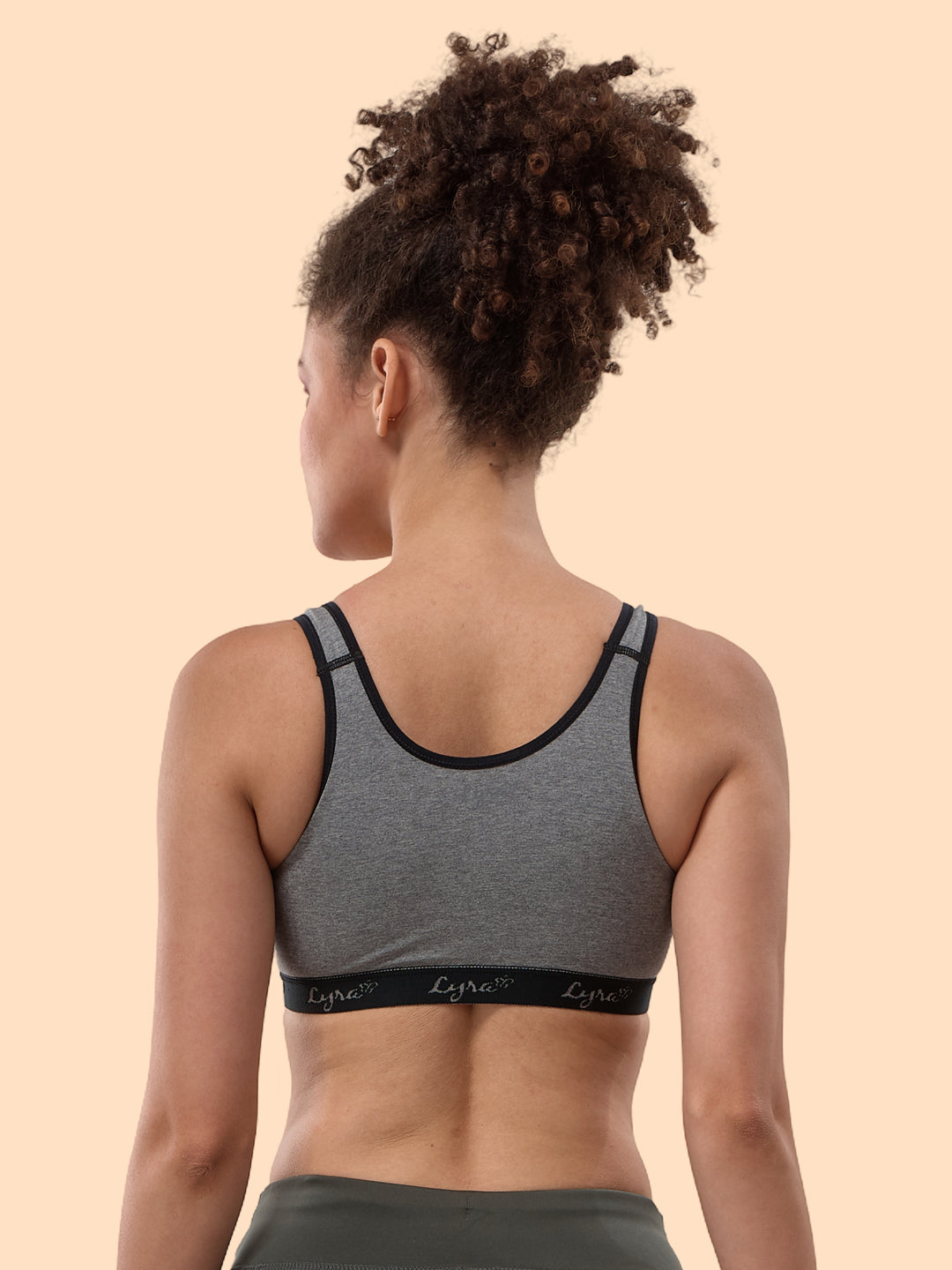 Grey Non-Padded Sports Bra #531