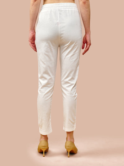 White Cotton Pant