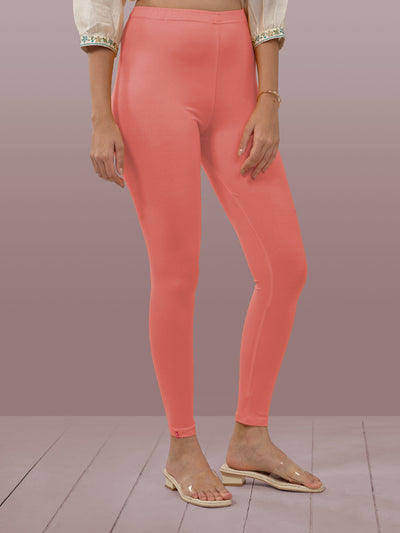 Coral Ankle Length Leggings