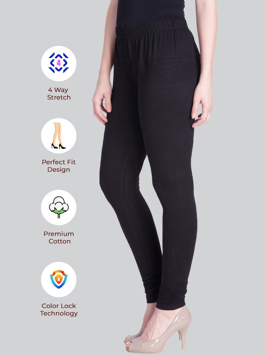 Black and White Leggings Online Buy Premium Churidar Leggings LYRA