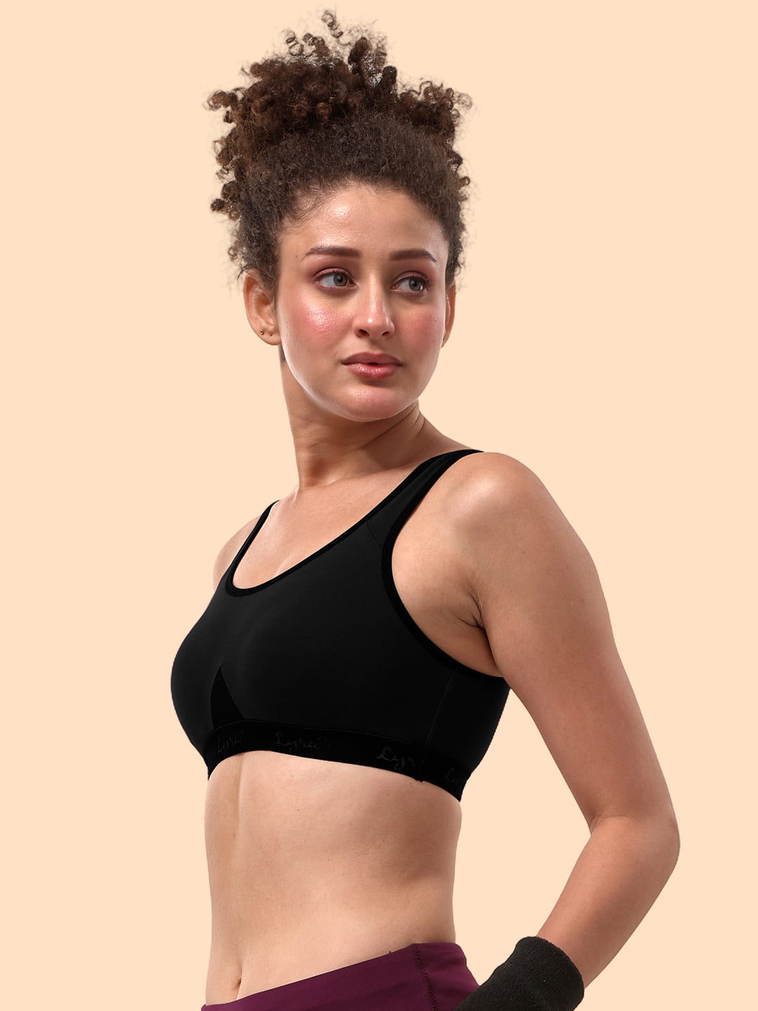 Black Non-Padded Sports Bra #531