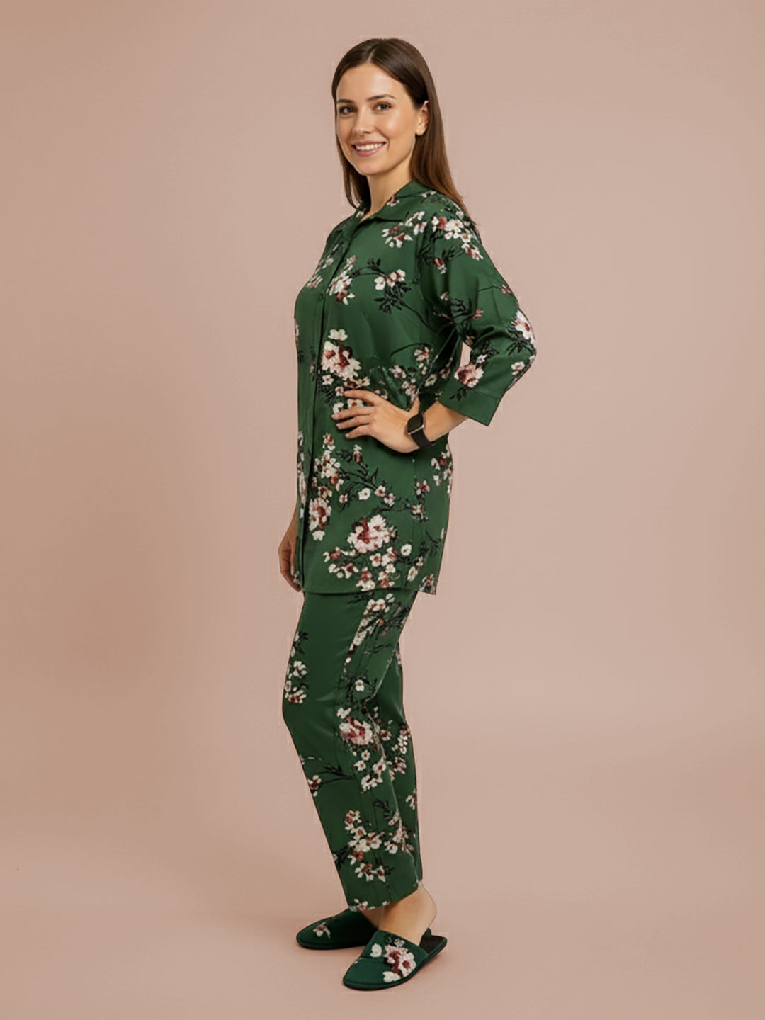Lyra Women's Printed Premium Rayon B3 Co-ord Set
