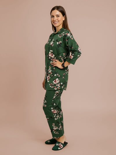 Lyra Women's Printed Premium Rayon B3 Co-ord Set