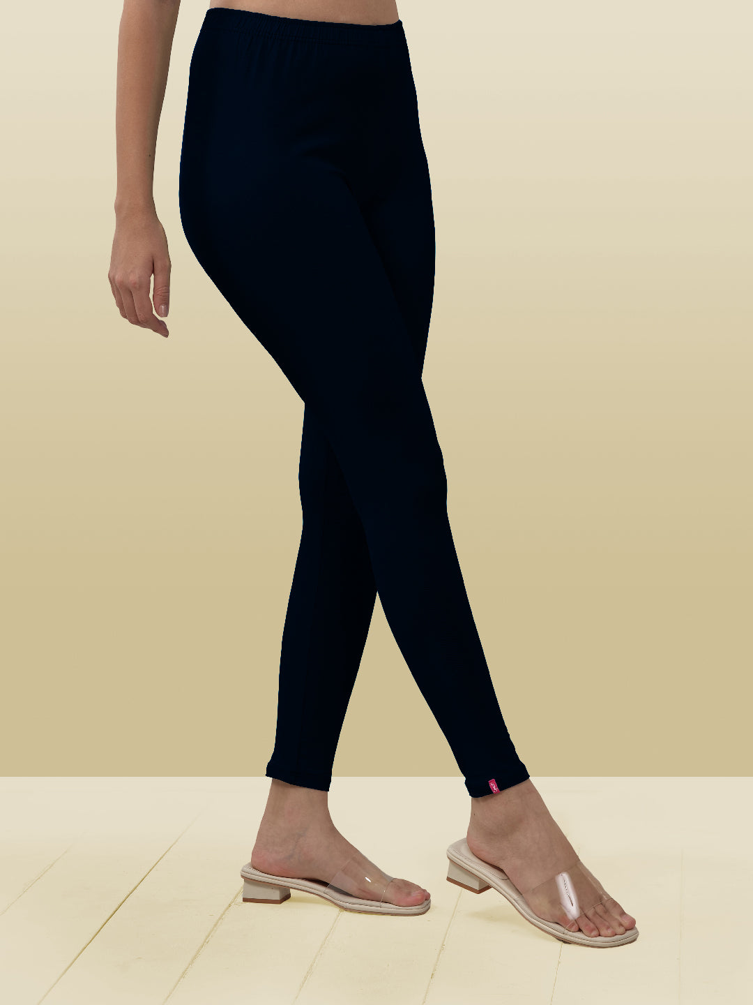 Navy Ankle Length Leggings