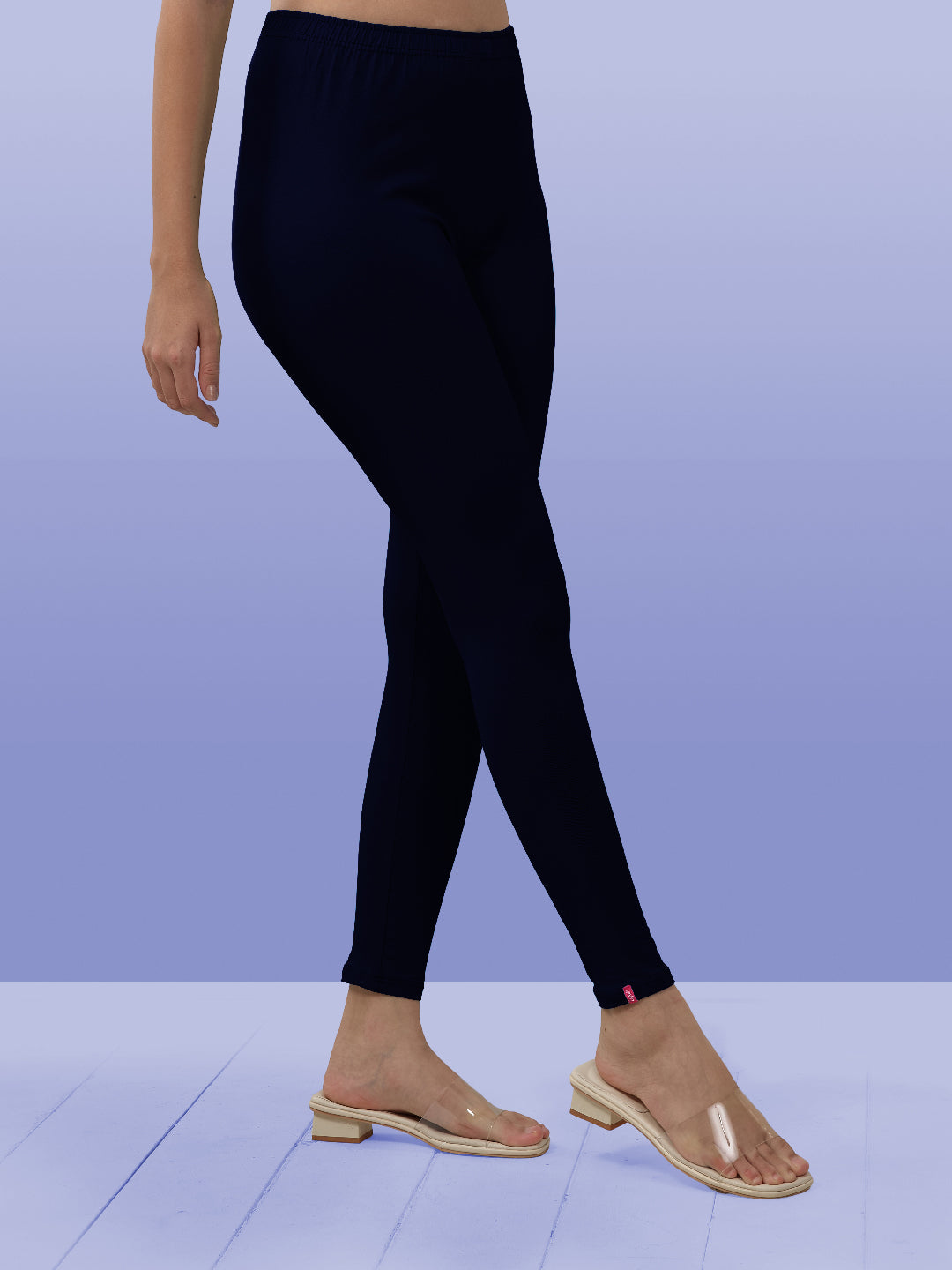 Navy Ankle Length Leggings