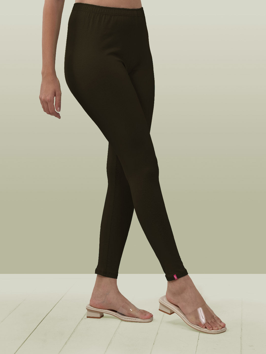 Olive Ankle Length Leggings