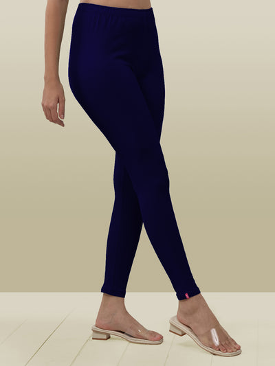 Navy Ankle Length Leggings