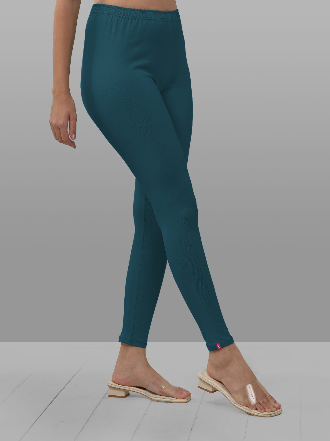 Blue Ankle Length Leggings