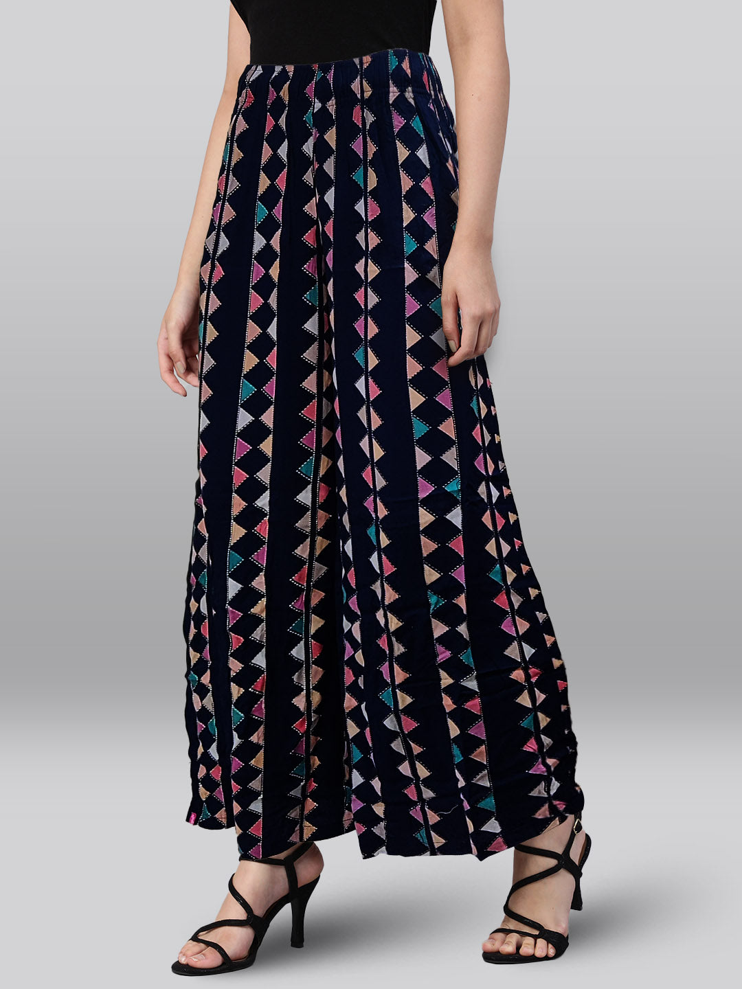 Blue Printed Palazzo