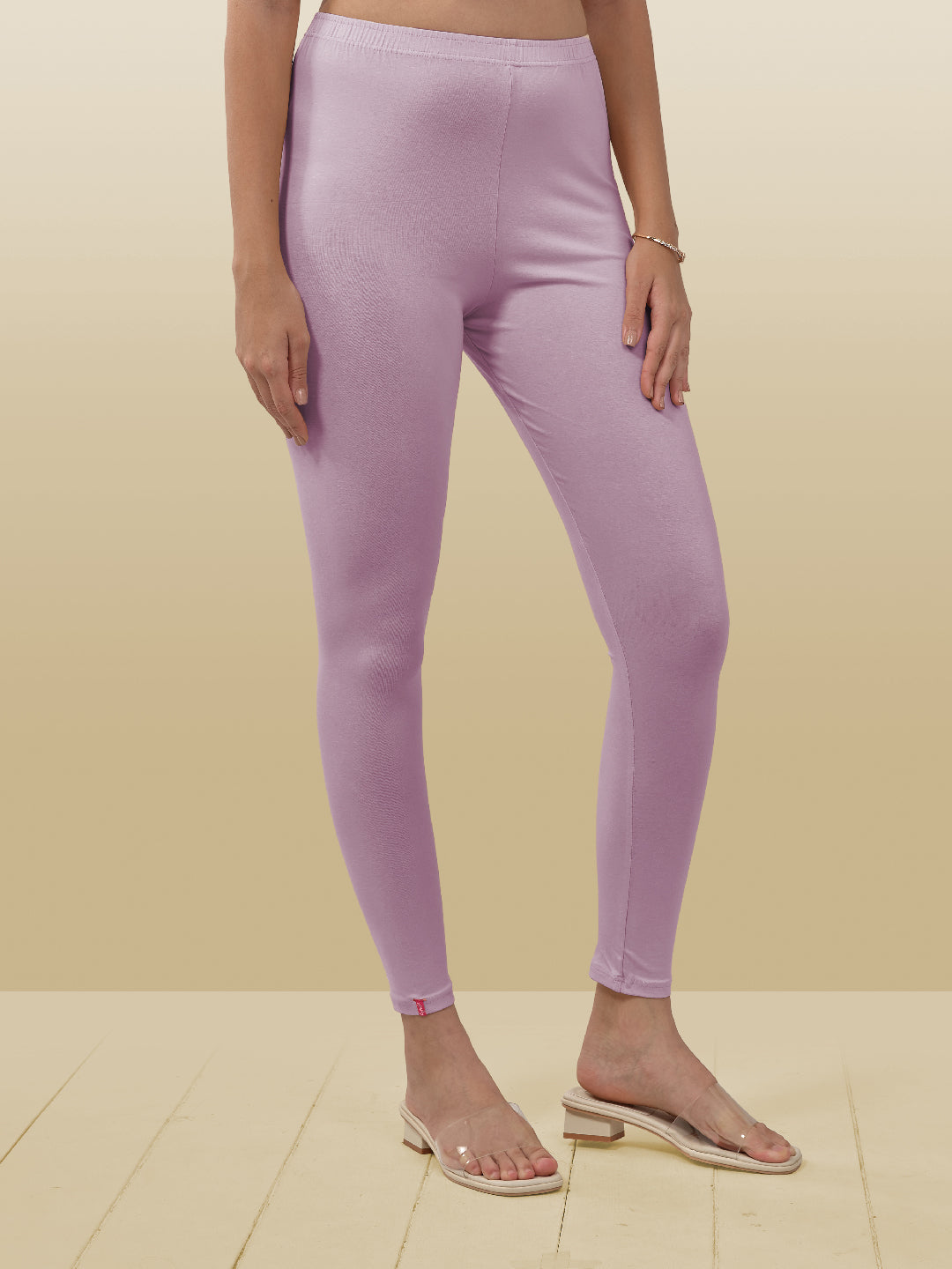 Pink Ankle Length Leggings