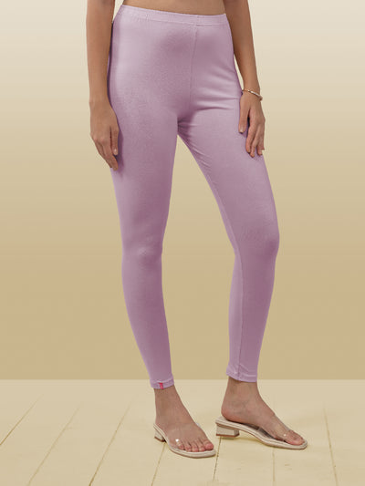 Pink Ankle Length Leggings