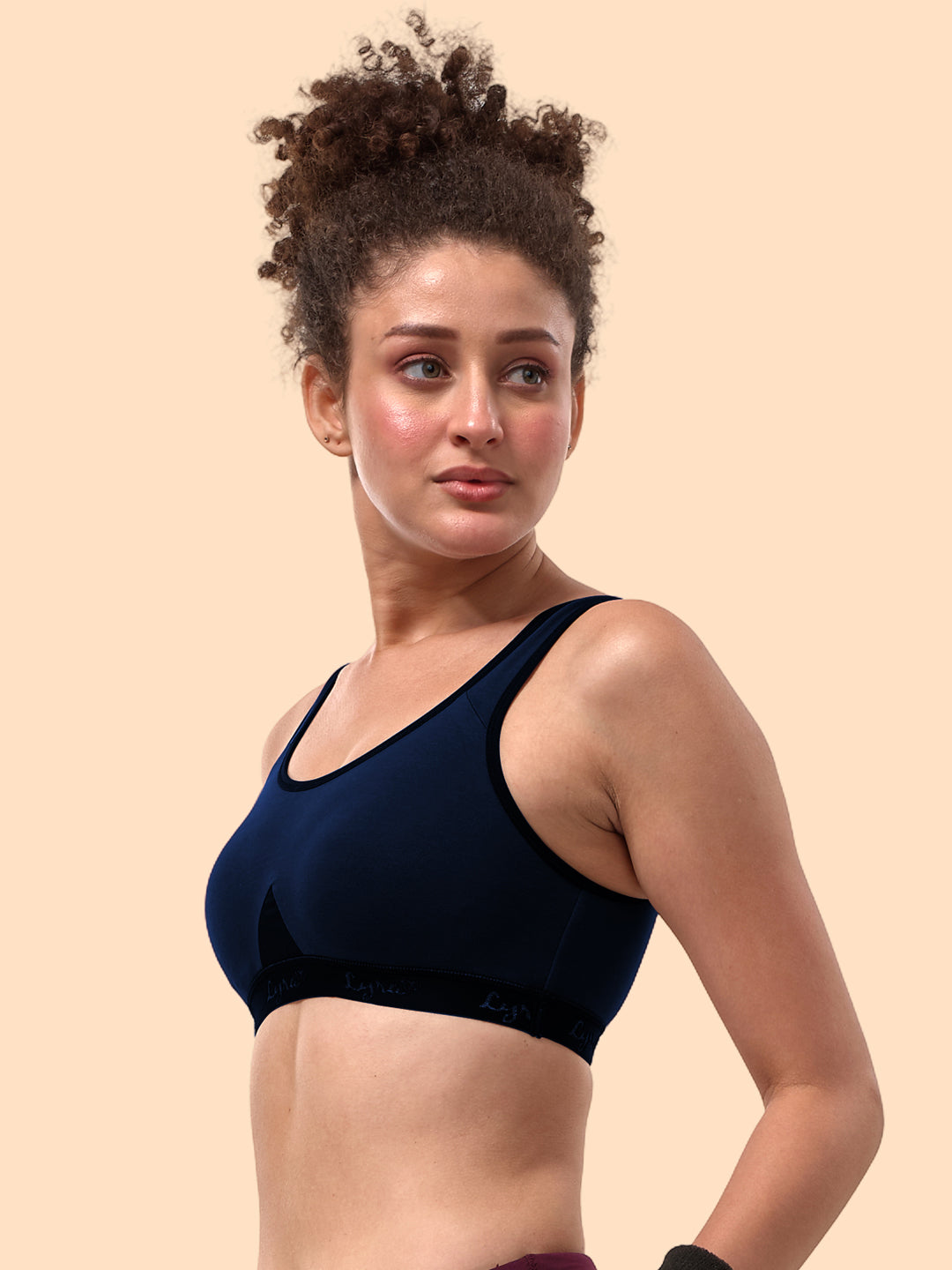 Navy Non-Padded Sports Bra #531