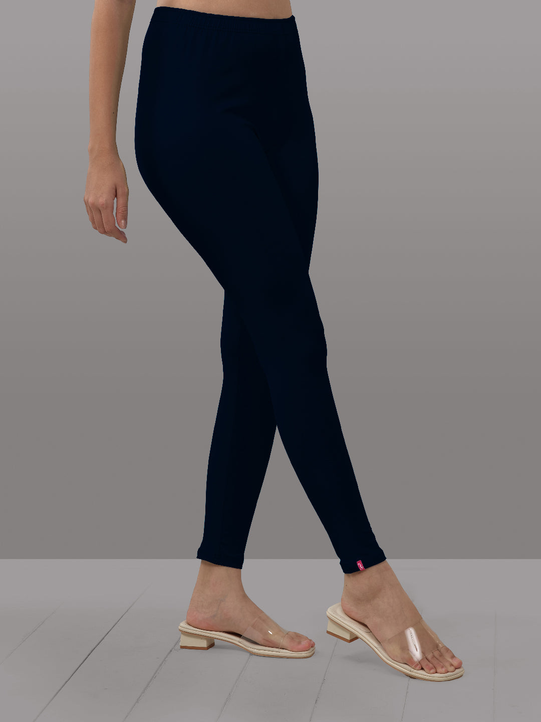 Navy Ankle Length Leggings