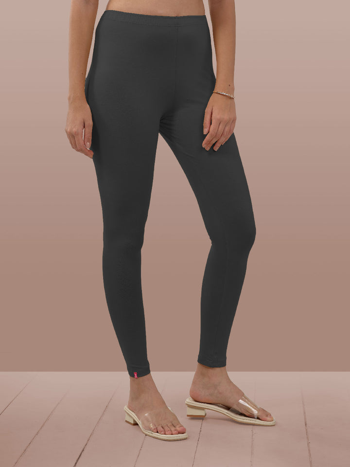 Grey Ankle Length Leggings LYRA