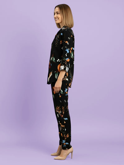 Lyra Women's Printed Premium Rayon B4 PR4 Co-ord Set