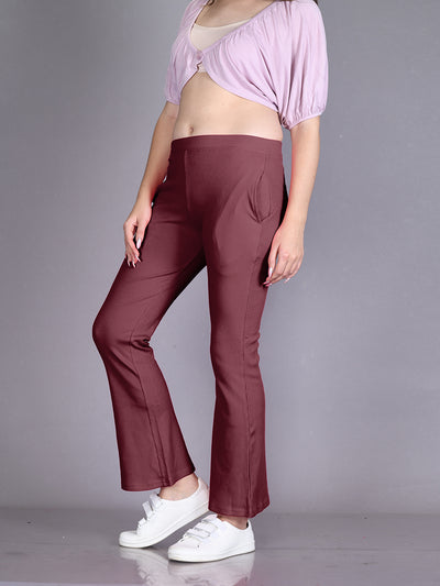 Maroon Flared Pant #331