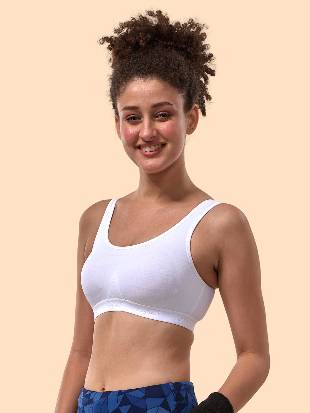 White Non-Padded Sports Bra #531