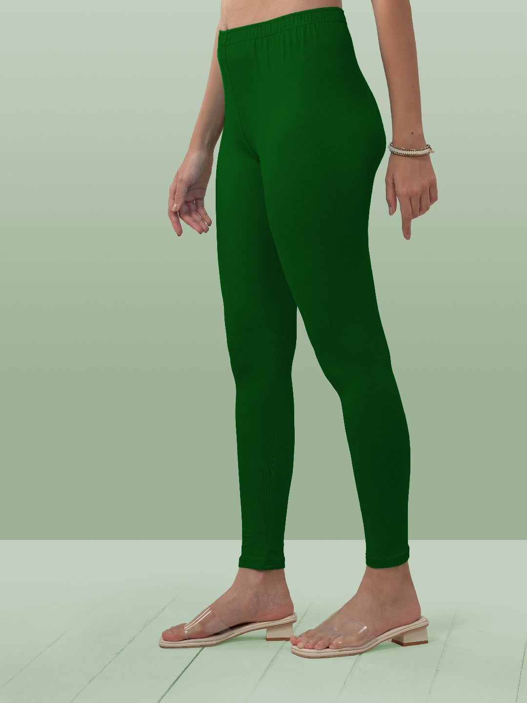 Parrot green colour leggings best sale