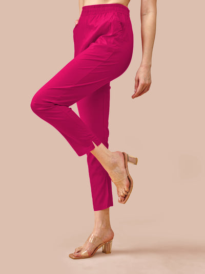 Pink Cotton Pant