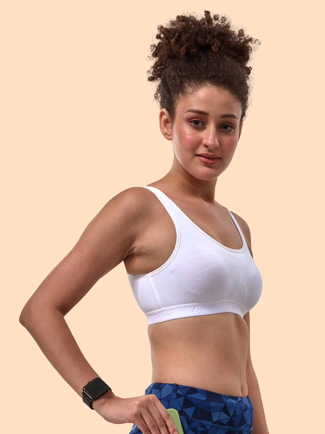 White Non-Padded Sports Bra #531