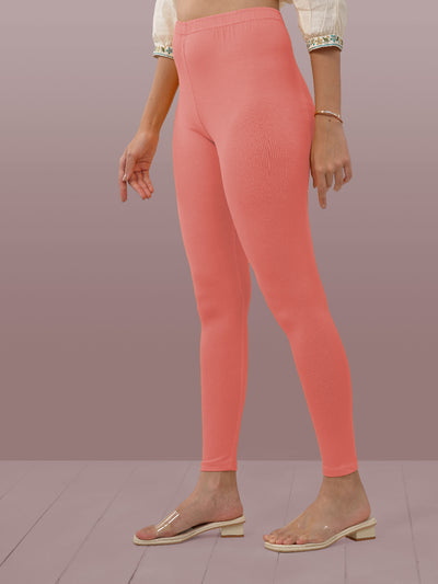 Coral Ankle Length Leggings