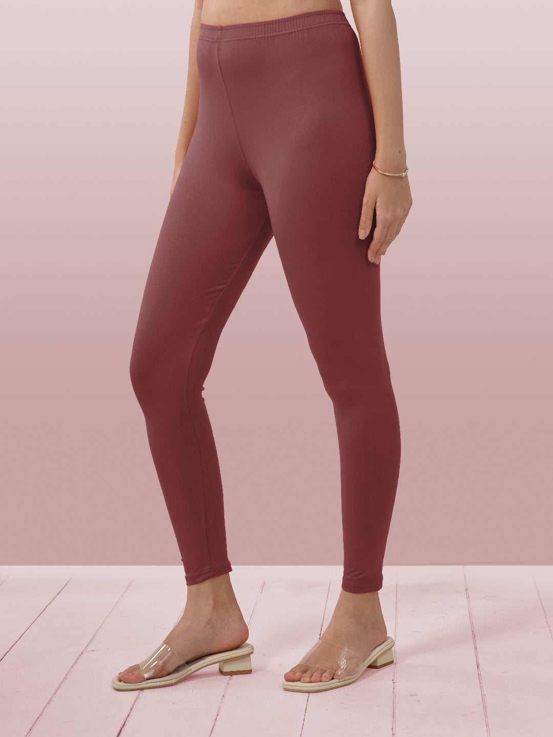 Coral Ankle Length Leggings