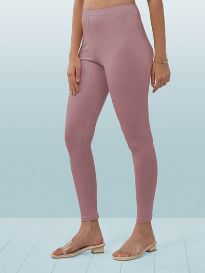 Pink Ankle Length Leggings