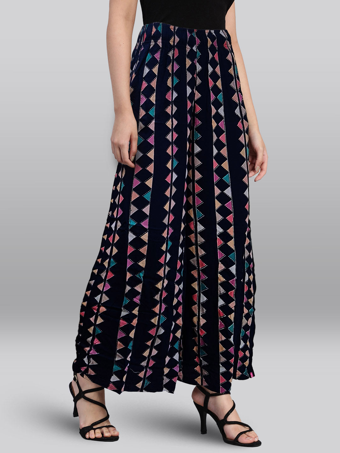 Blue Printed Palazzo