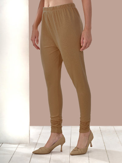 Beige Winter Leggings