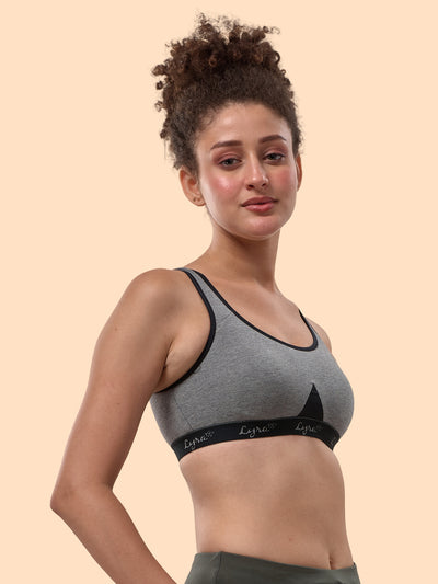 Grey Non-Padded Sports Bra #531