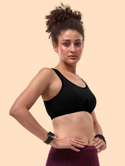 Black Non-Padded Sports Bra #531