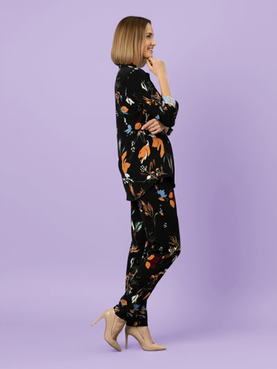 Lyra Women's Printed Premium Rayon B4 PR4 Co-ord Set