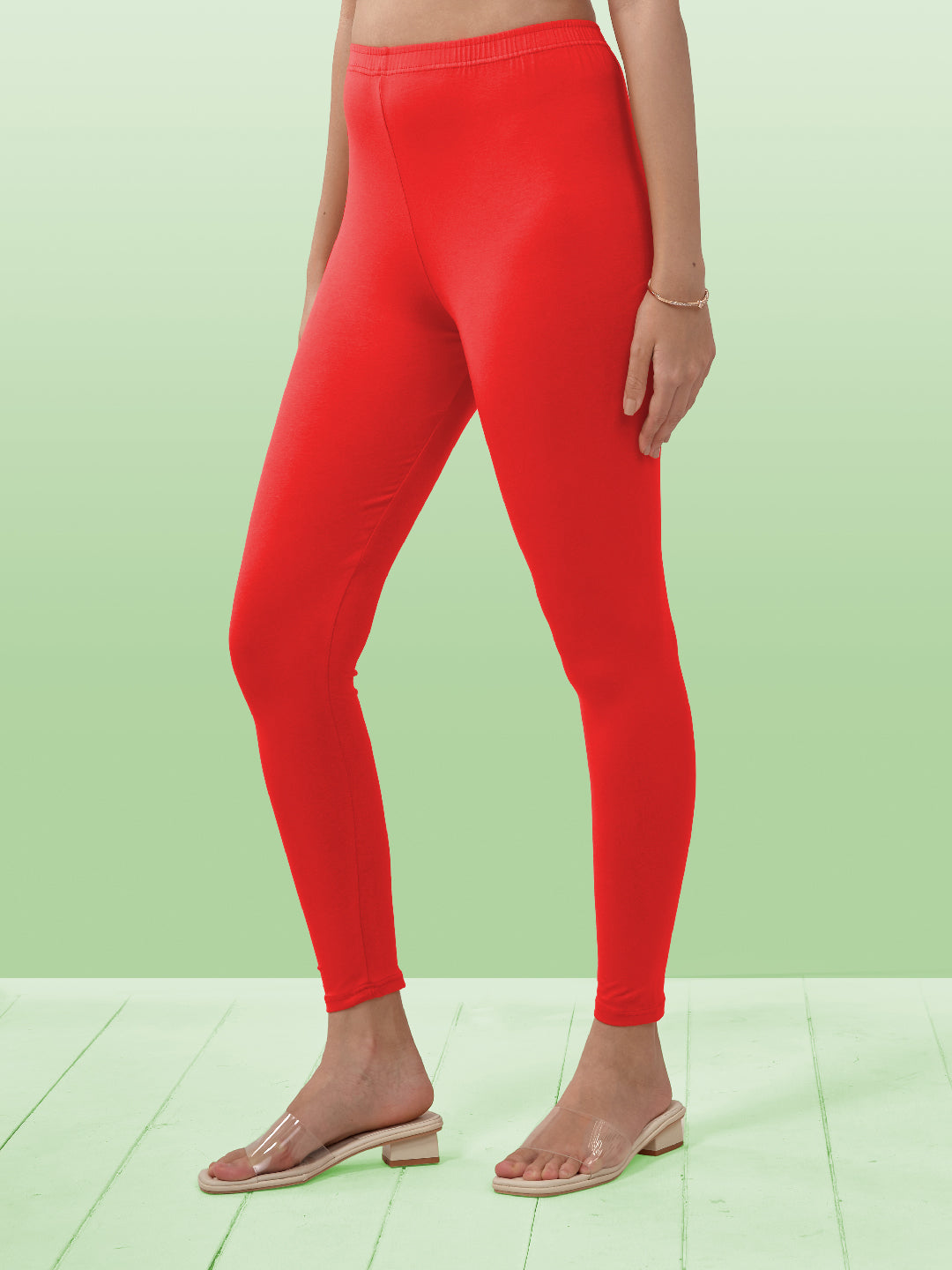 Coral Ankle Length Leggings