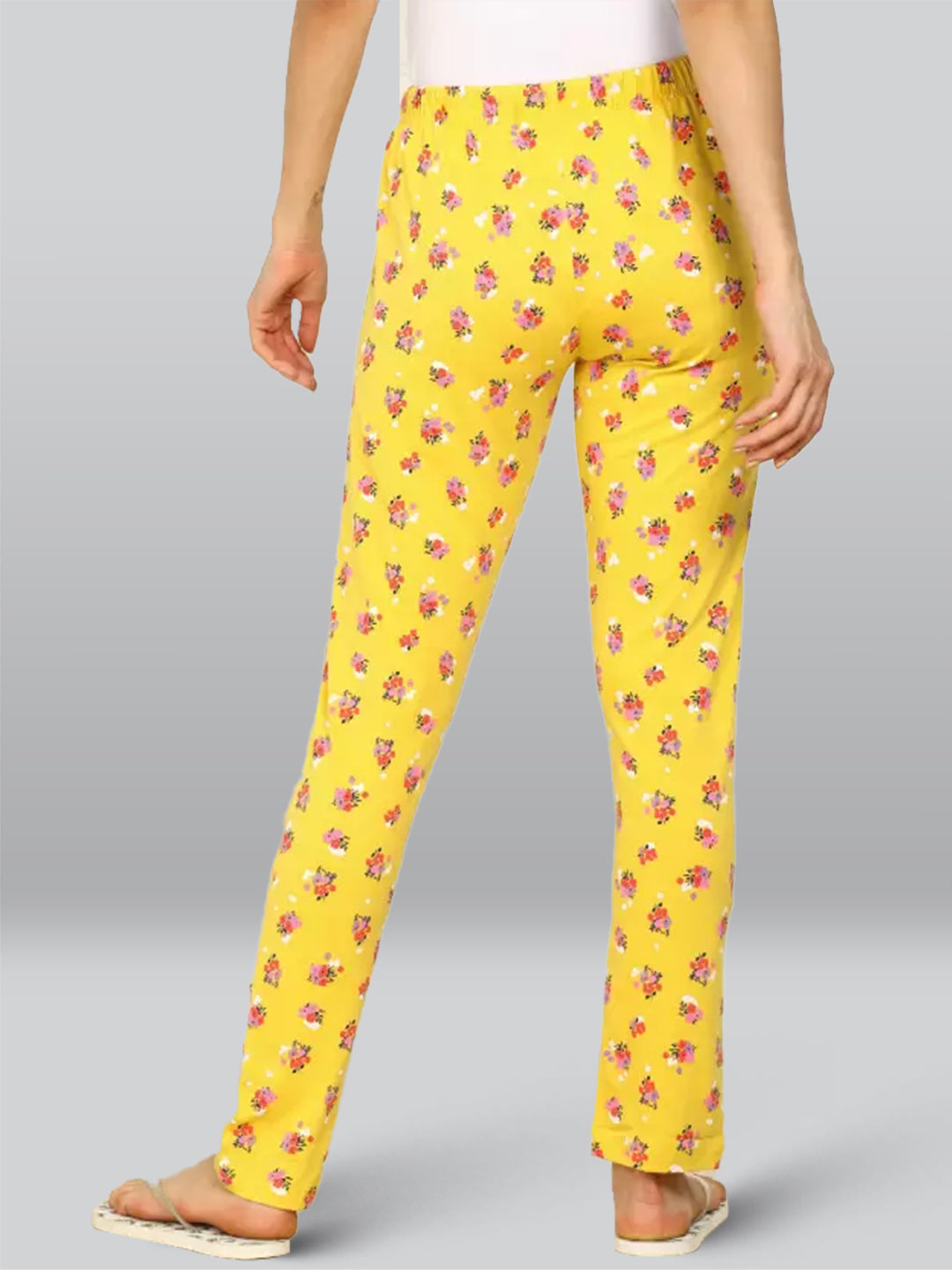 Yellow Printed Relax Pyjama #601