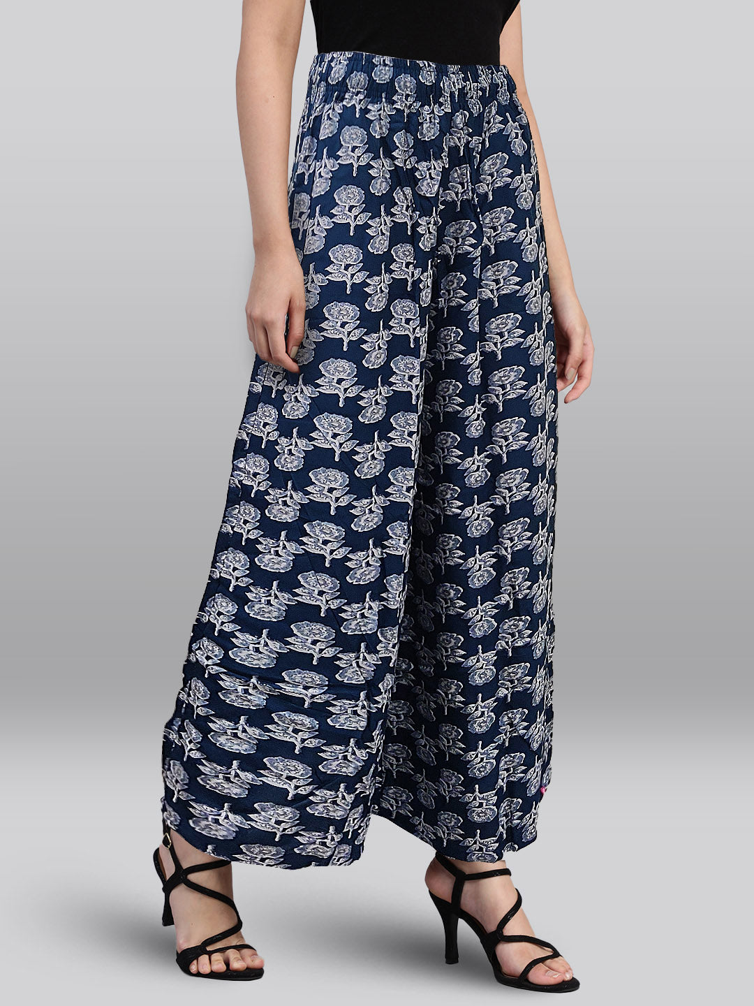 Blue Printed Palazzo