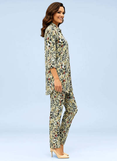 Lyra Women's Printed Premium Rayon B4 Co-ord Set