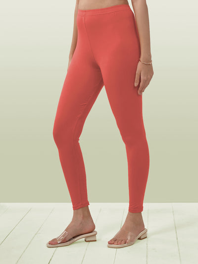 Coral Ankle Length Leggings