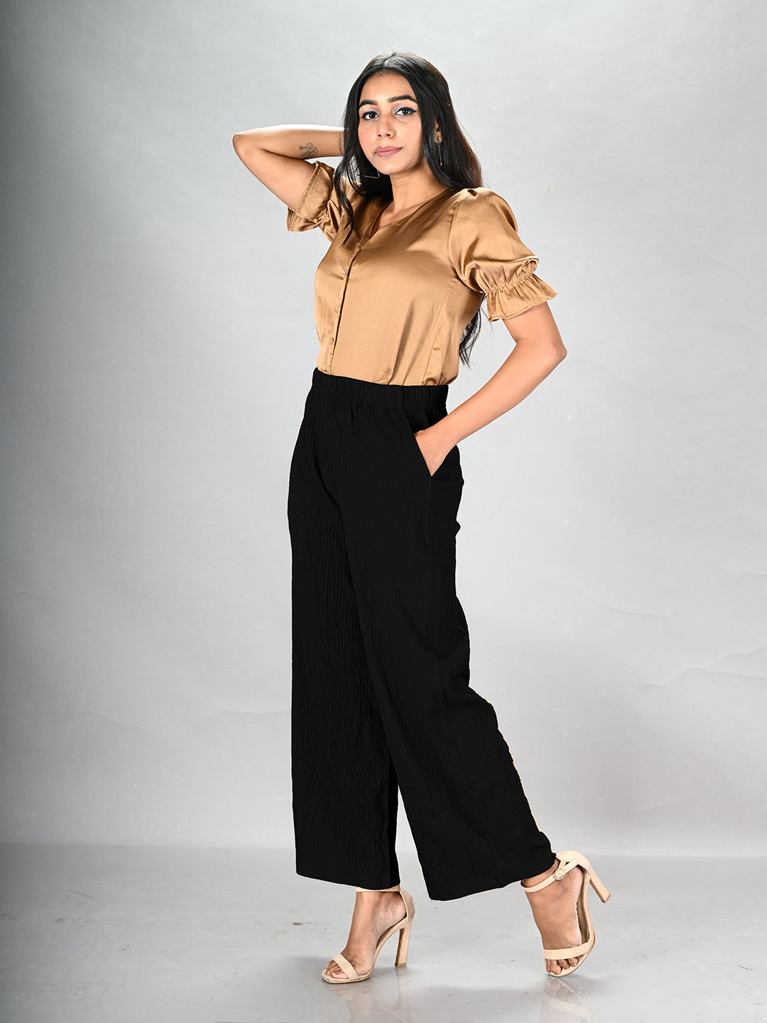 Black Crushed Pant #341 – LYRA