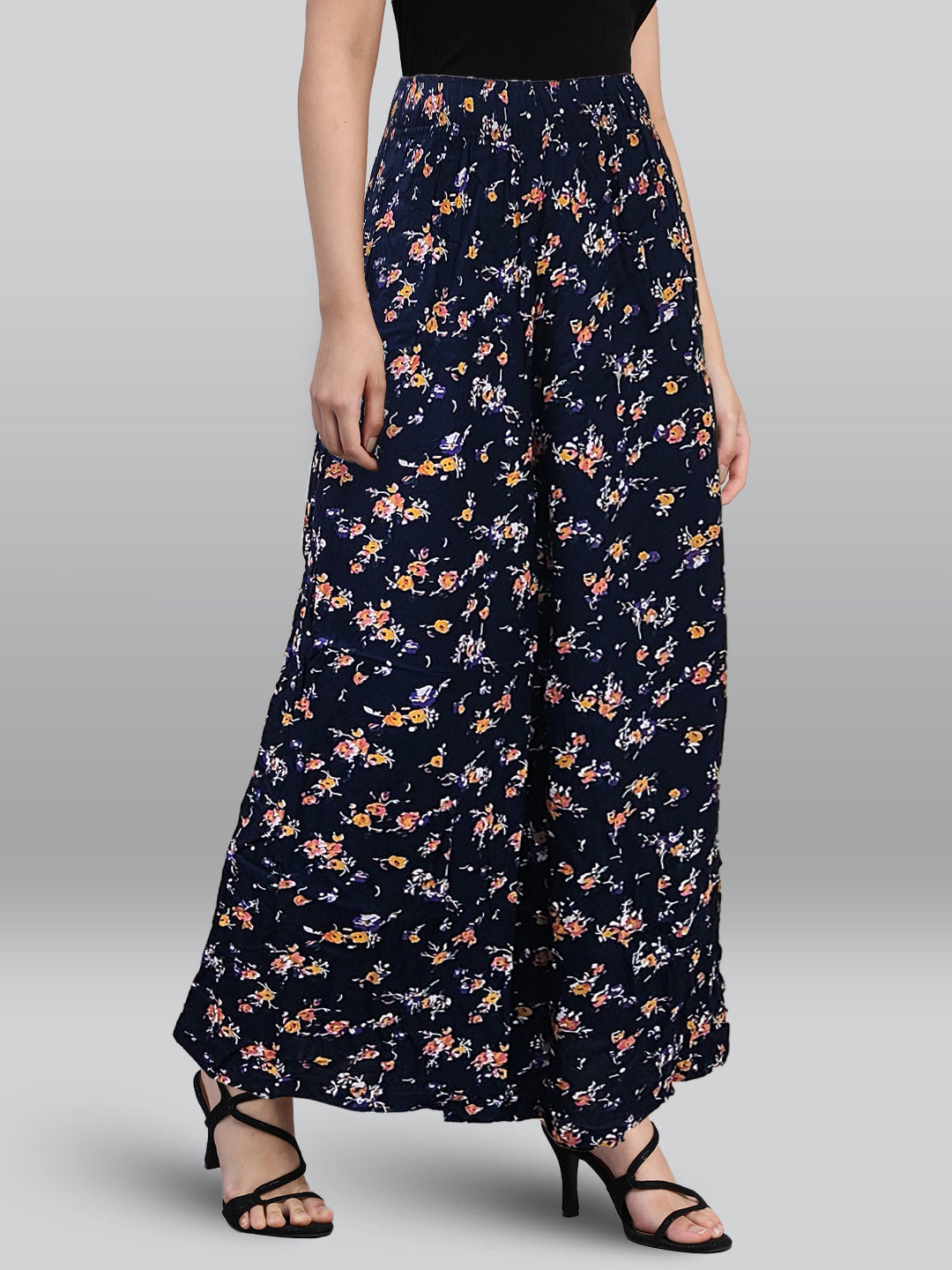Blue Printed Palazzo