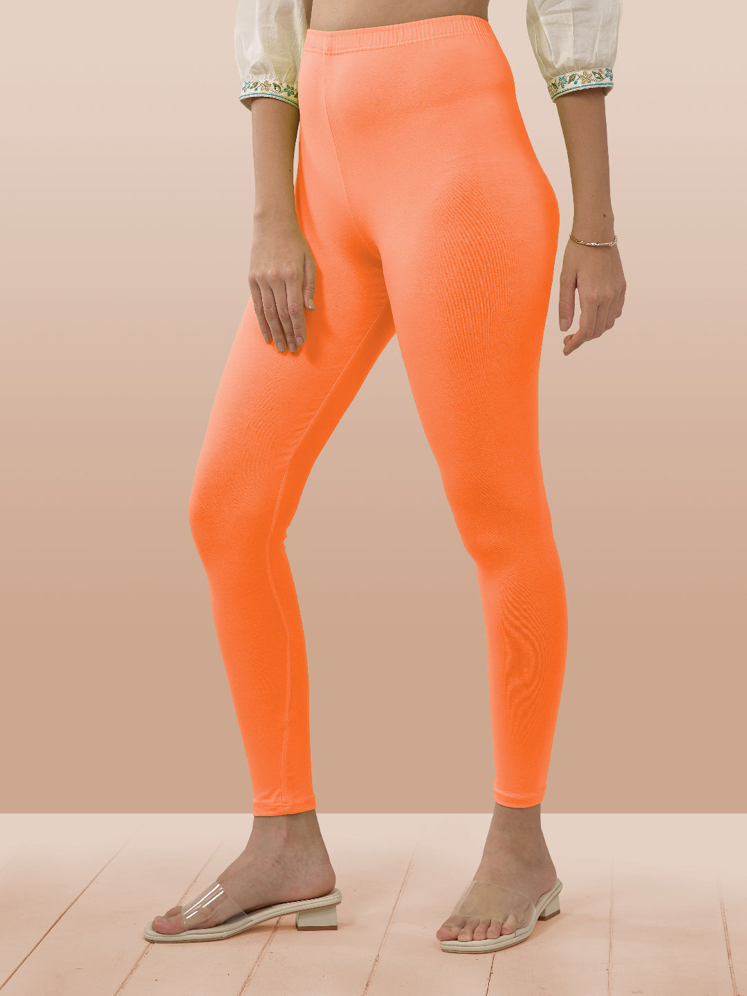 Coral Ankle Length Leggings